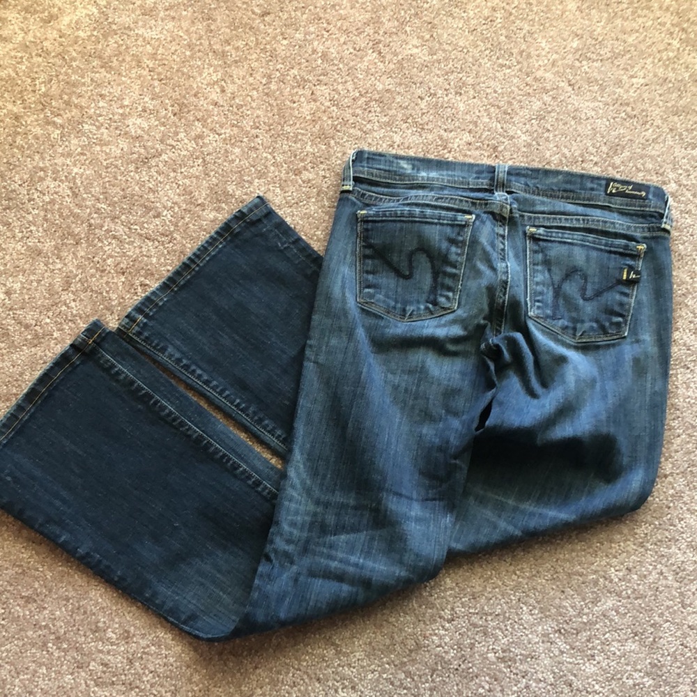 Citizens of Humanity Ingrid Low Rise Flare Sz 25”